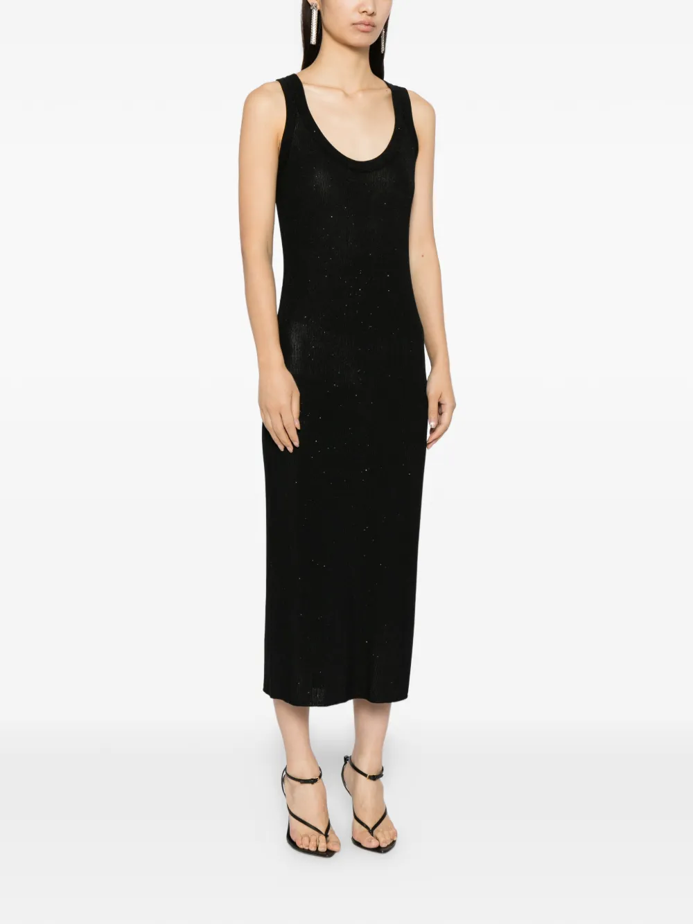 TOM FORD Jurk verfraaid met pailletten Zwart