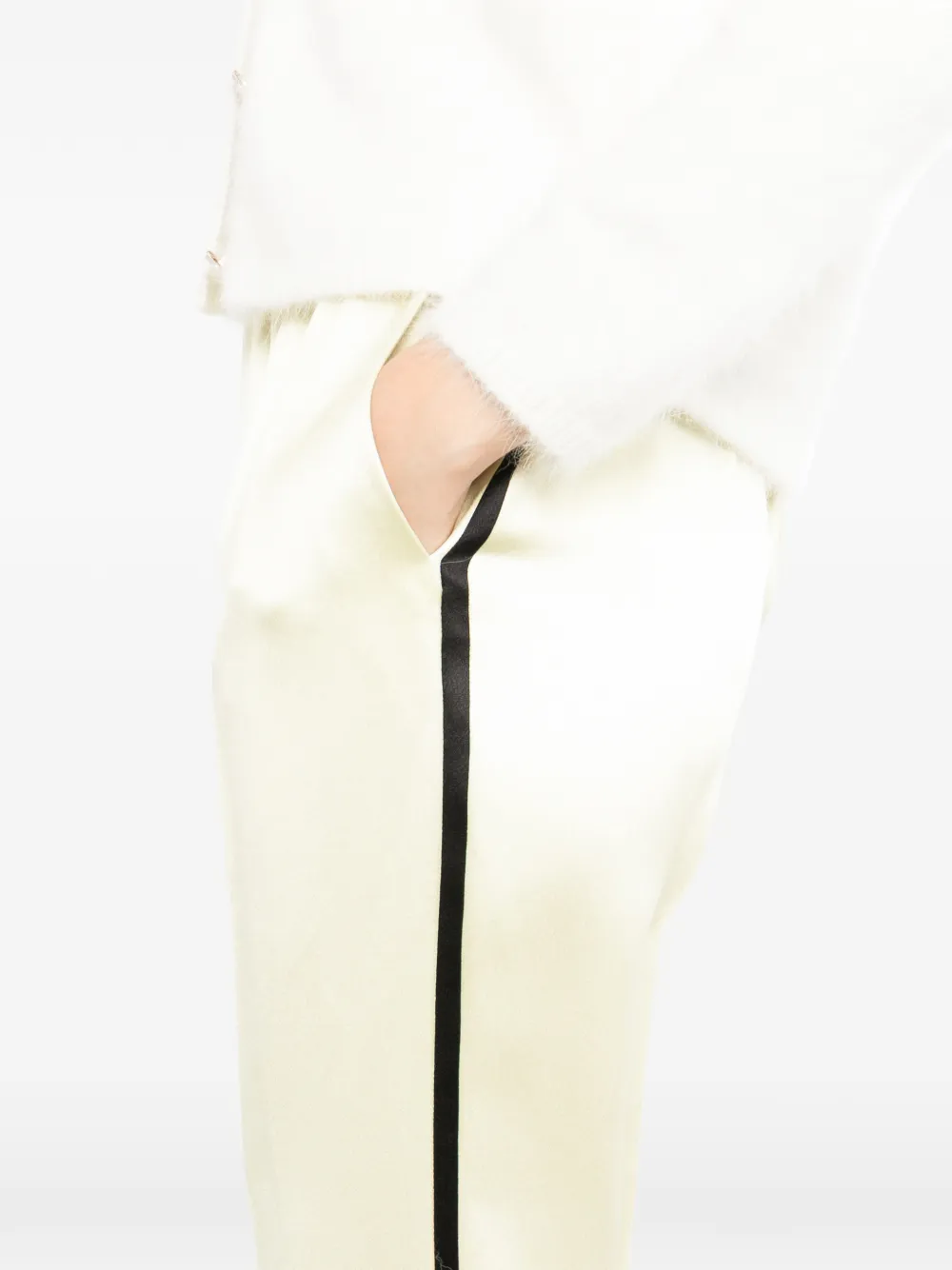 TOM FORD Satijnen joggingbroek Beige