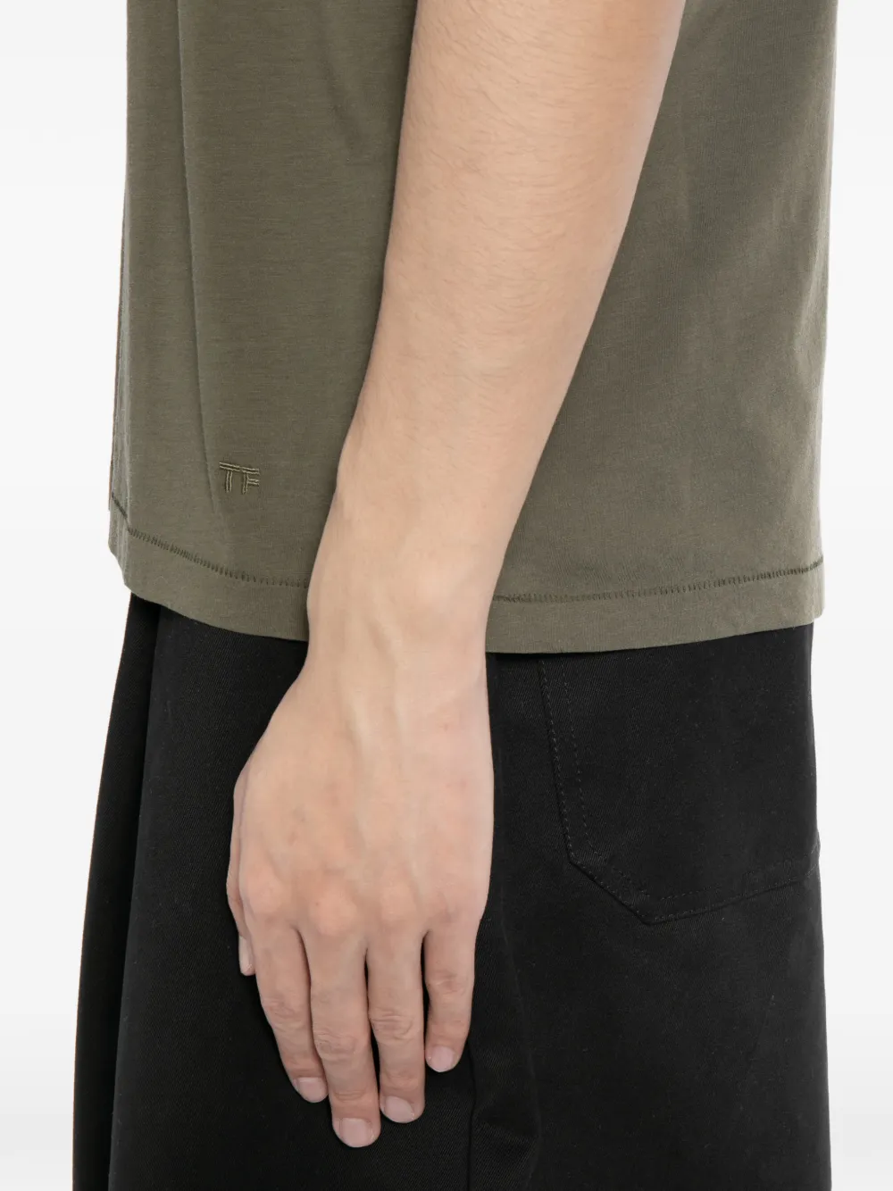 TOM FORD crew-neck T-shirt - Groen