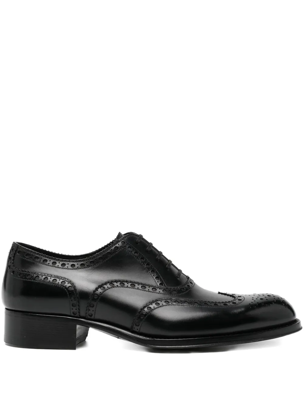 TOM FORD leather oxford shoes - Nero