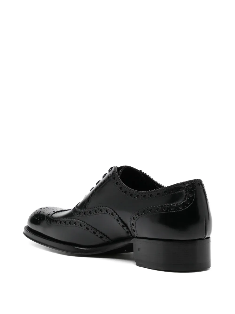 TOM FORD Leren Oxford schoenen Zwart