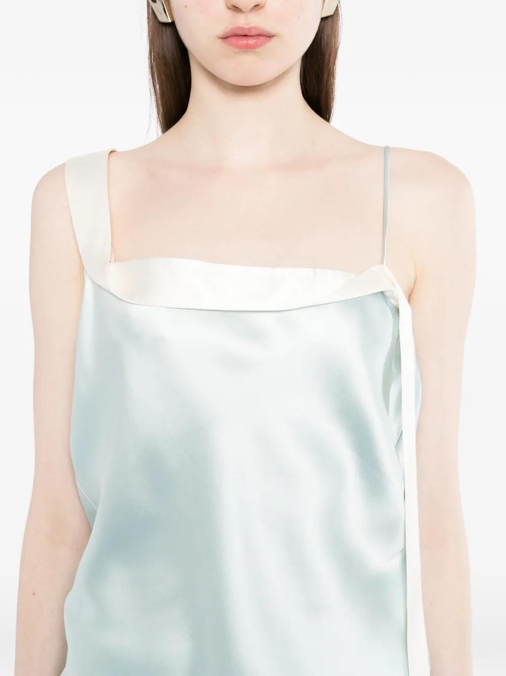 TOM FORD Zijden top Blauw