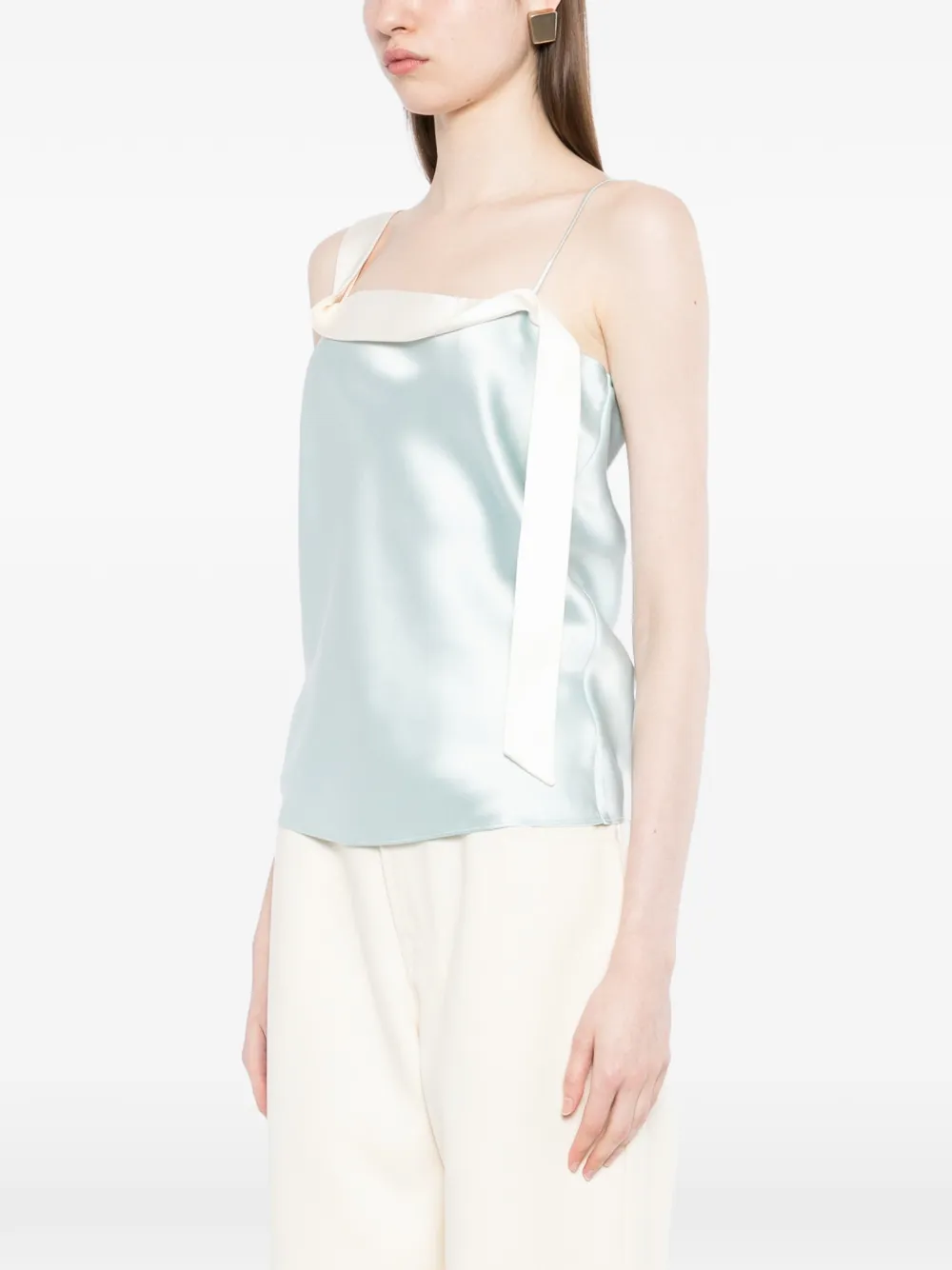TOM FORD Zijden top Blauw