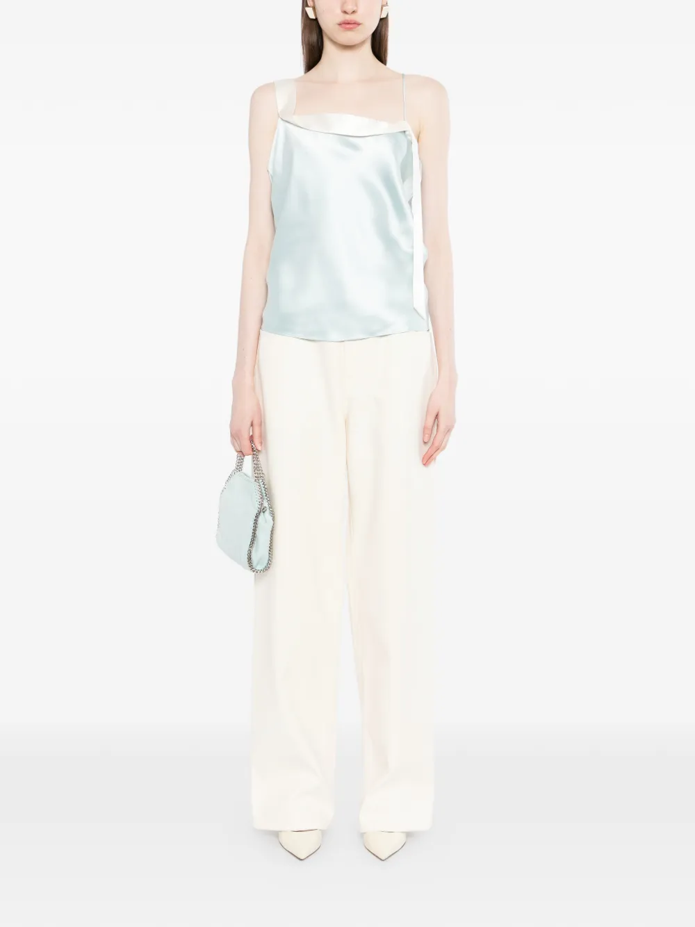TOM FORD Zijden top Blauw