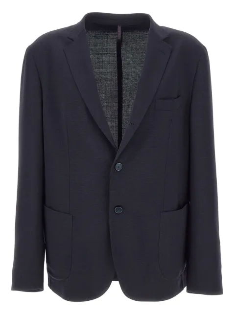 Santaniello patch-pocket button blazer