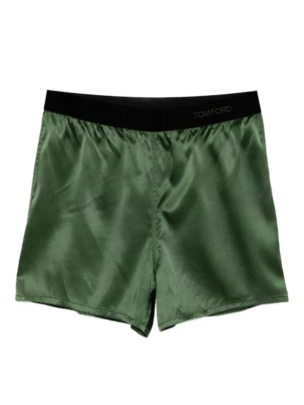 TOM FORD Satin Shorts | Green | FARFETCH
