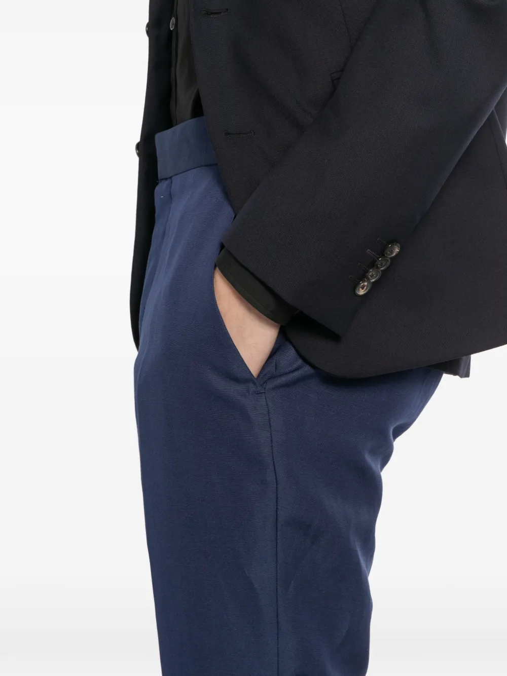 TOM FORD Broek met taille met knopen Blauw