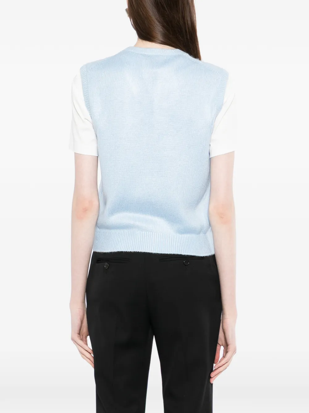 TOM FORD Gebreide top Blauw