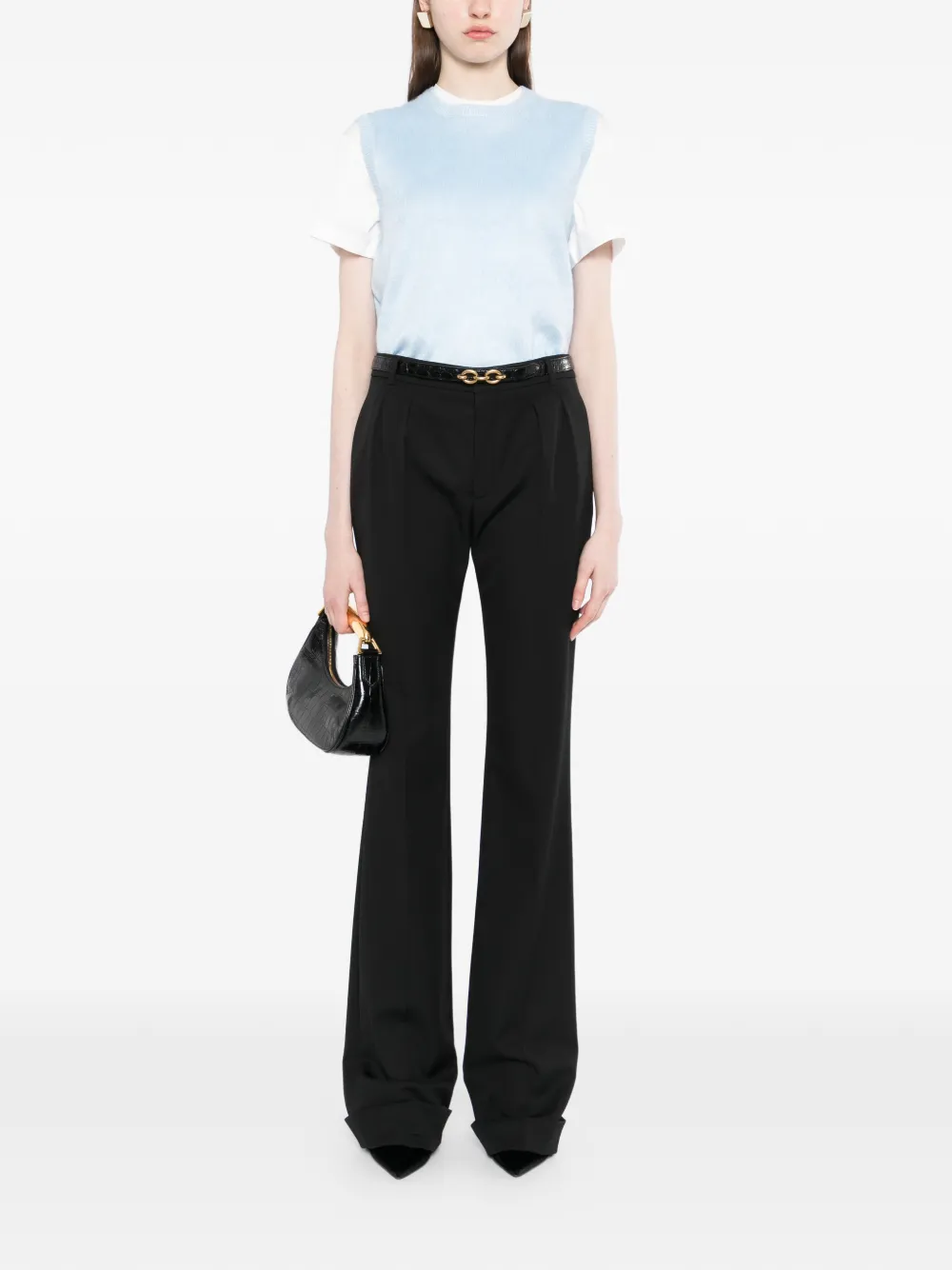 TOM FORD Gebreide top Blauw