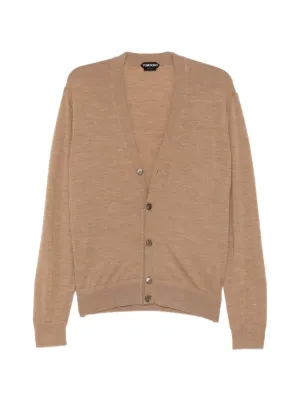 Alexander McQueen Distressed Skull Cardigan | Neutrals | FARFETCH