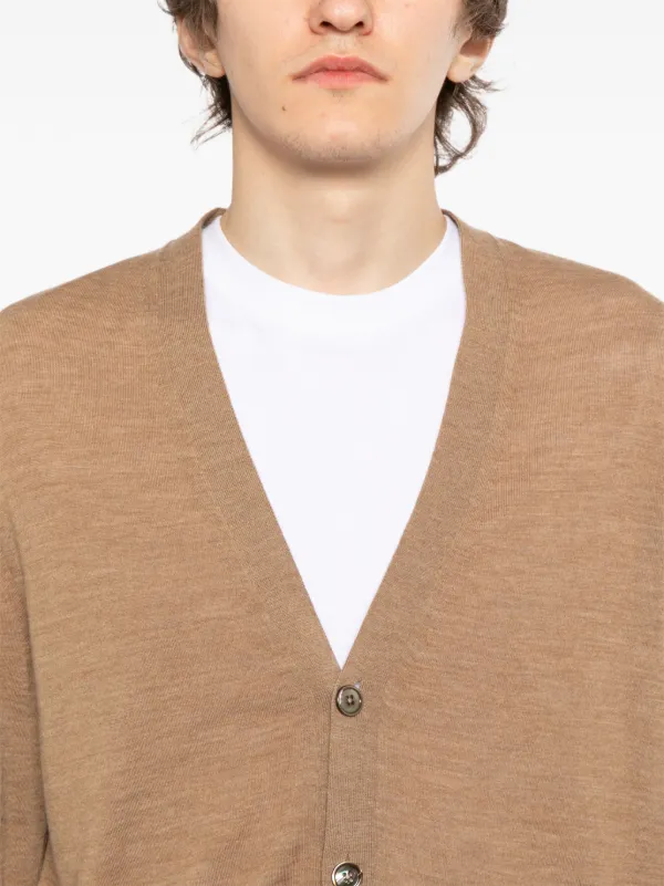 TOM FORD Wool Cardigan | Brown | FARFETCH ID