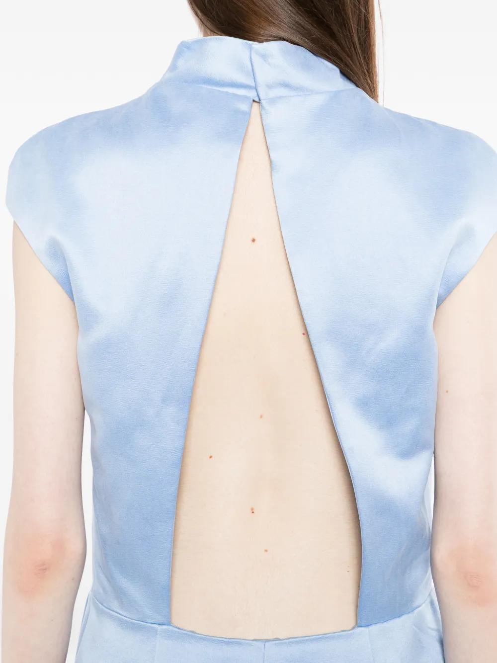 TOM FORD Jumpsuit met hoge hals Blauw