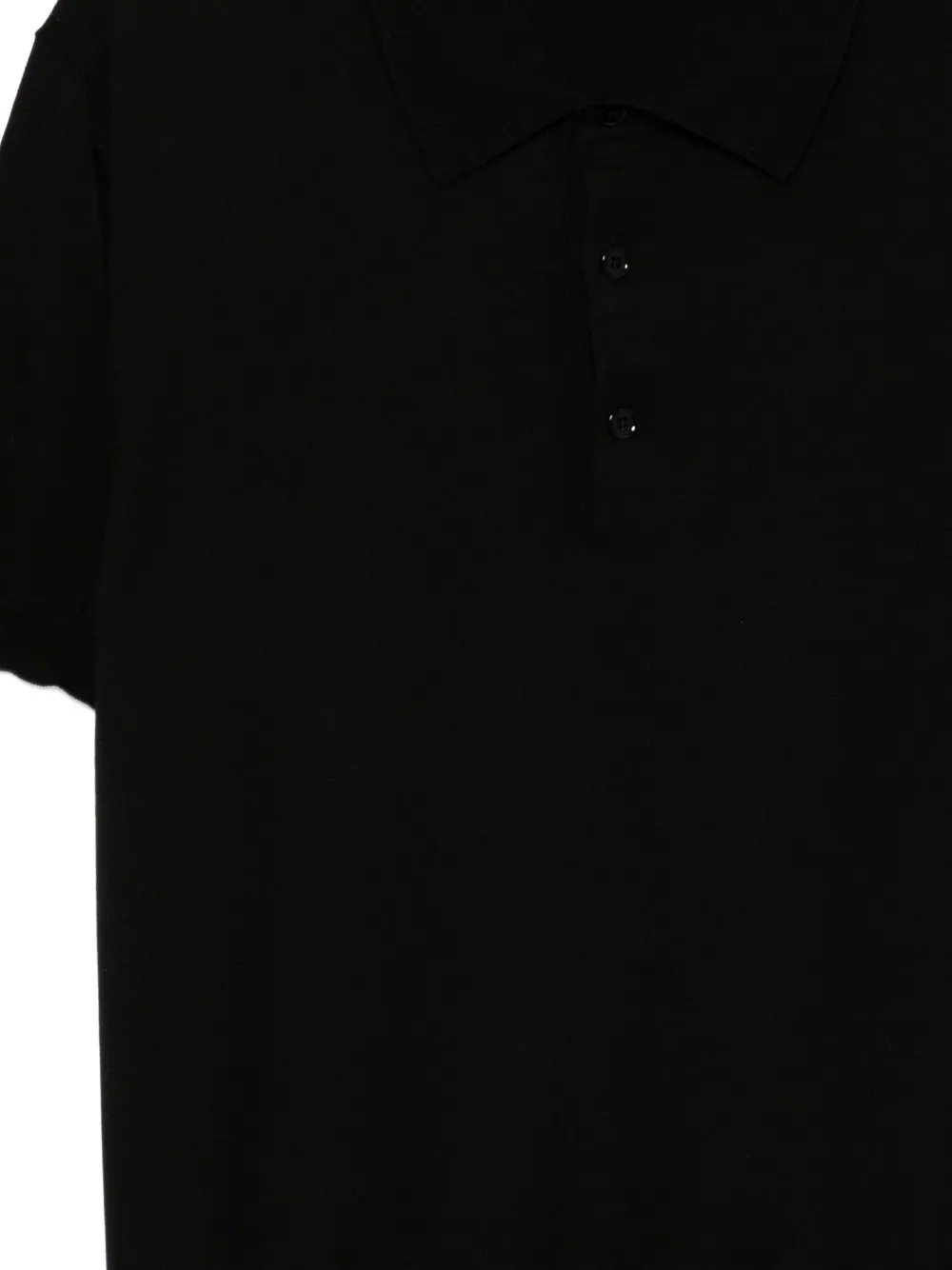 TOM FORD Katoenen poloshirt Zwart