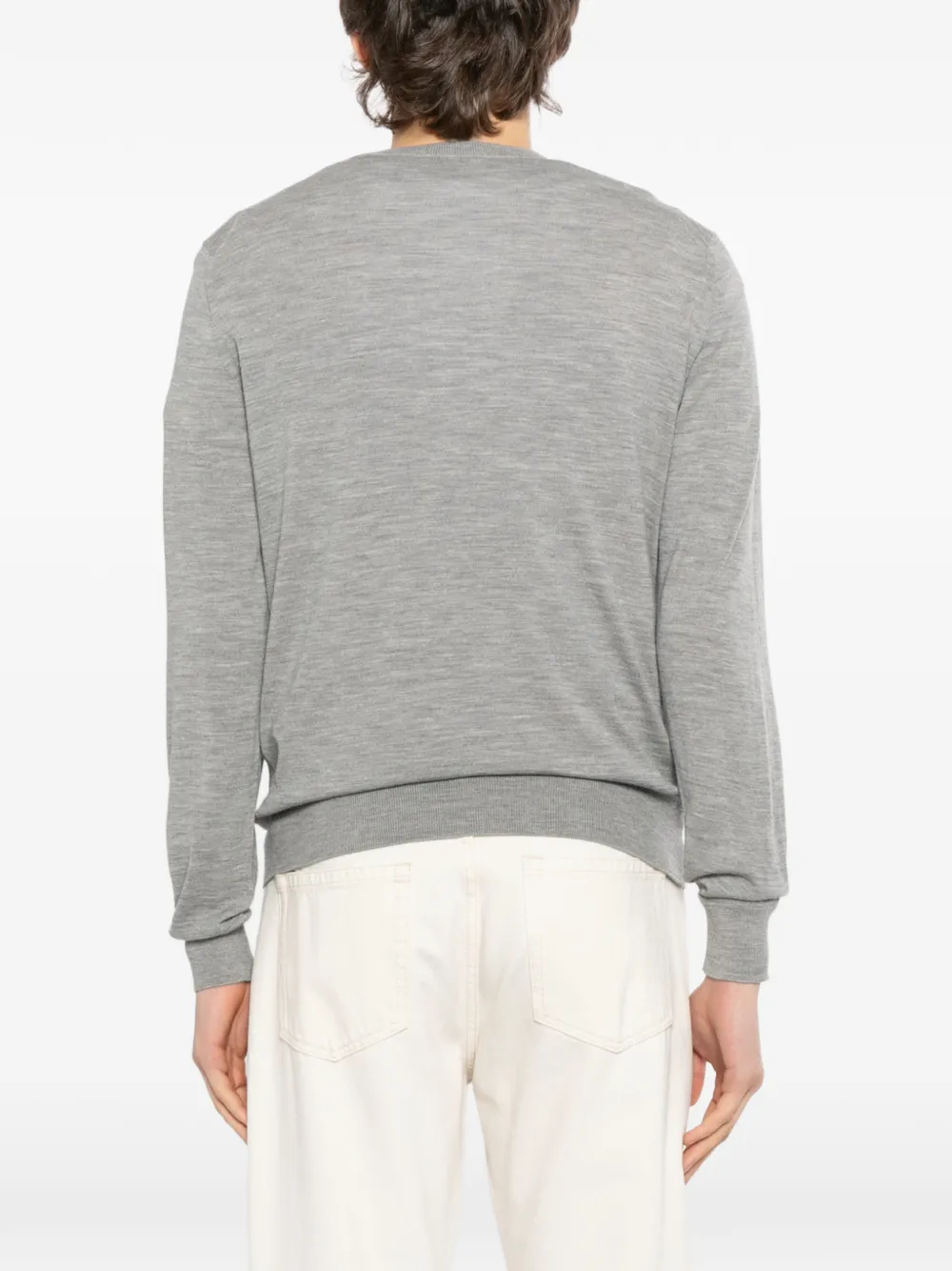 TOM FORD Wollen T-shirt Grijs
