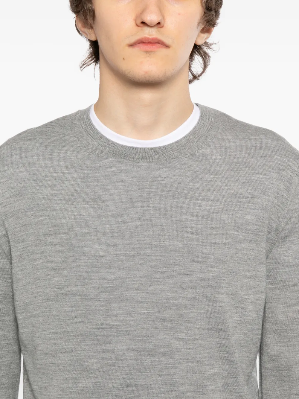 TOM FORD Wollen T-shirt Grijs