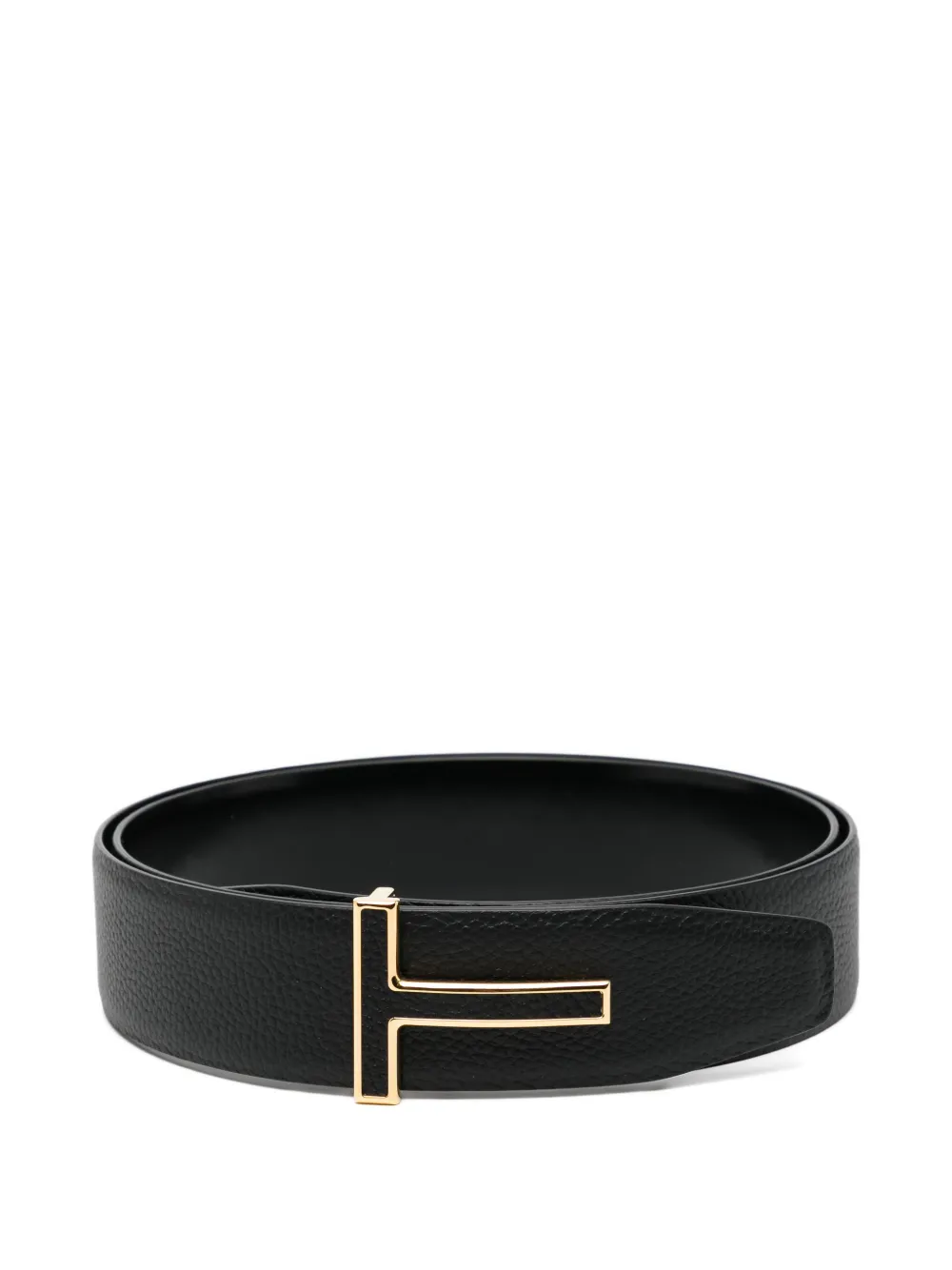 TOM FORD logo buckle belt - Nero