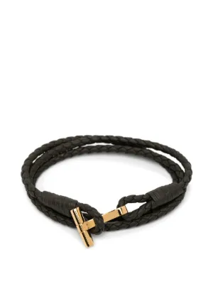 TOM FORD Tロゴ ブレスレット | ブラック | FARFETCH JP