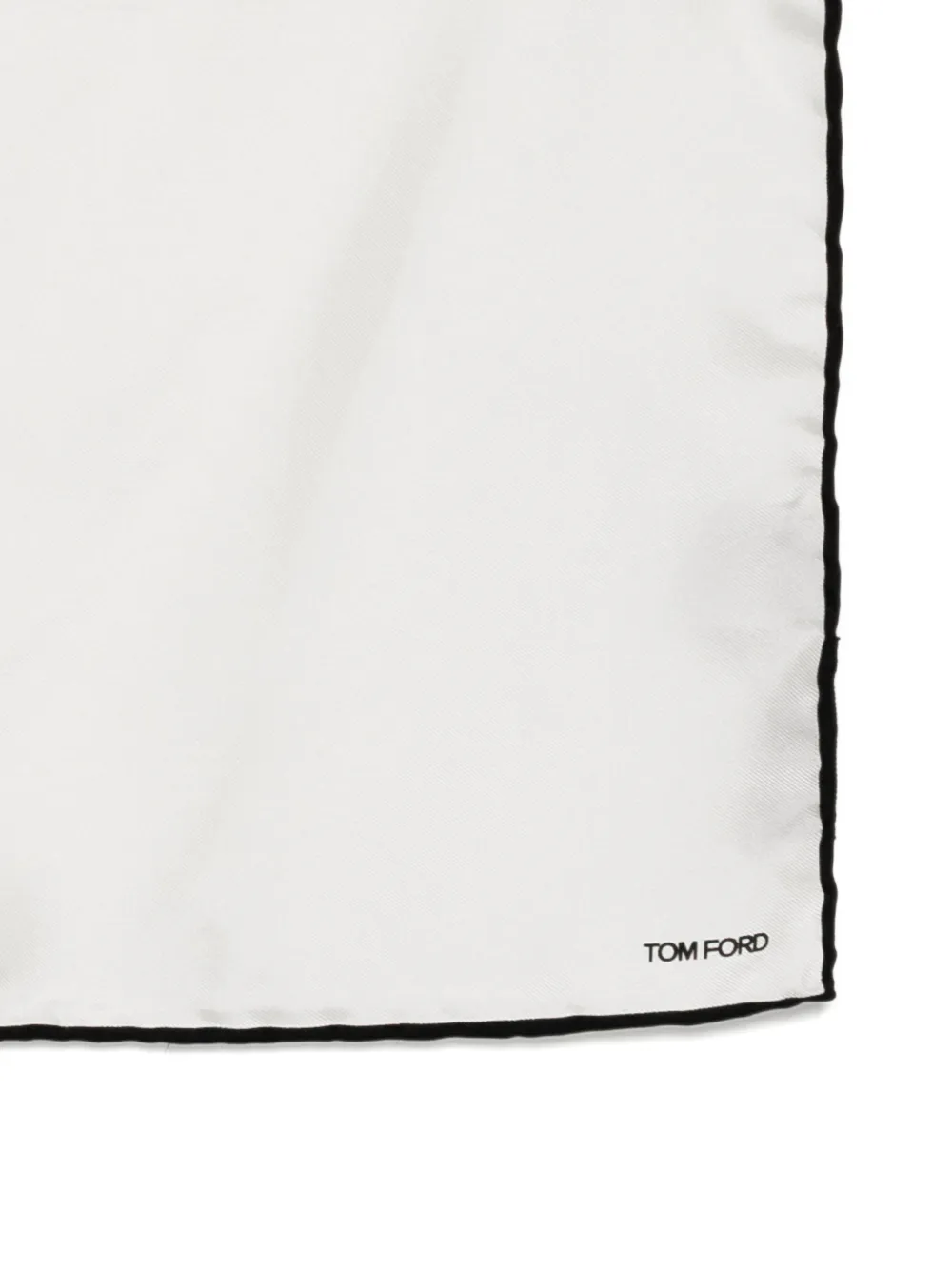 TOM FORD silk pocket scarf - Wit