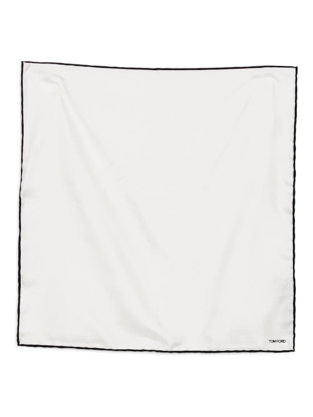 TOM FORD silk pocket scarf - Bianco
