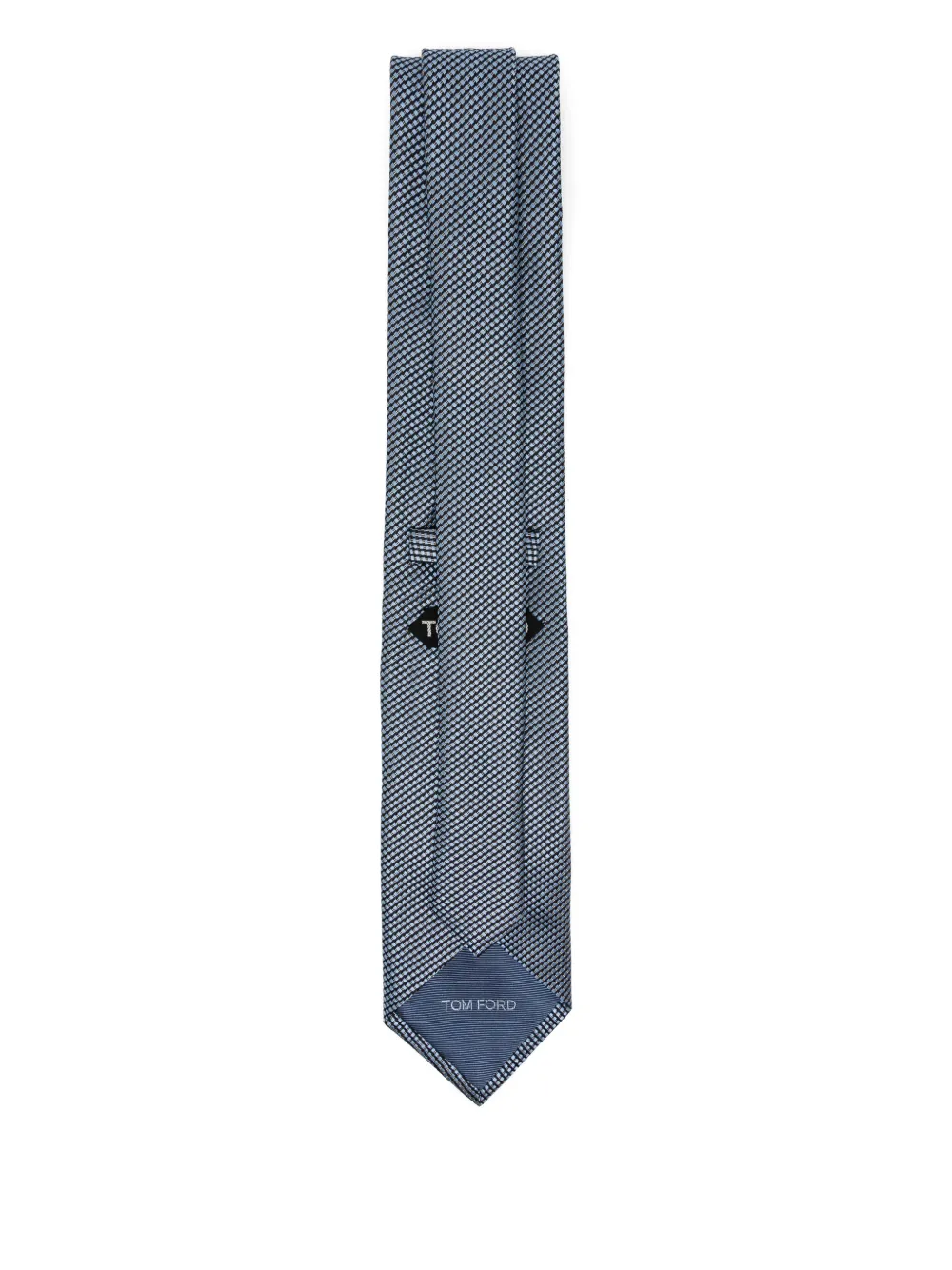 TOM FORD silk tie - Blauw