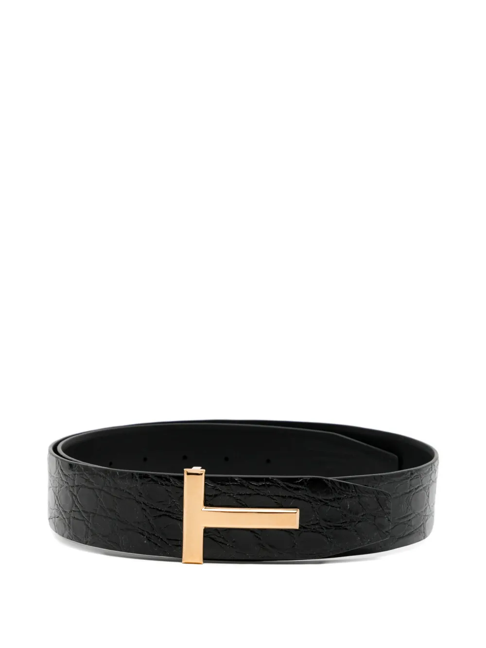 TOM FORD logo belt - Nero
