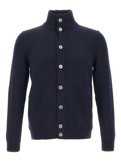 Gran Sasso button-fastening high-neck cardigan