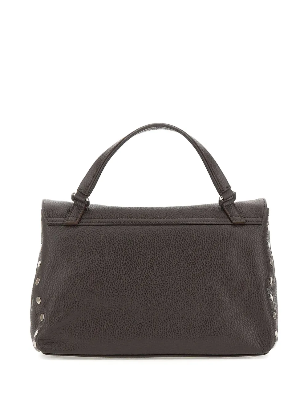 Zanellato small Postina side-studs tote bag - Bruin