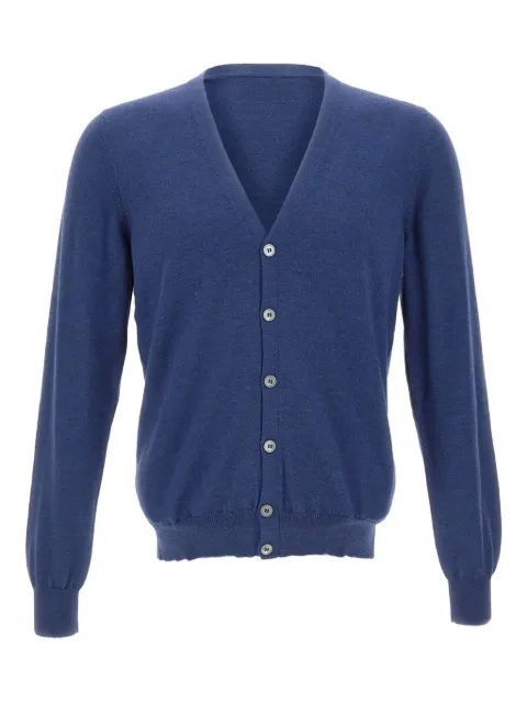 Gran Sasso Cardigan mit V-Ausschnitt