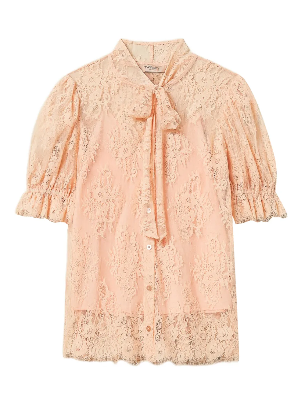 TWINSET Camicia con fiocco - Rosa
