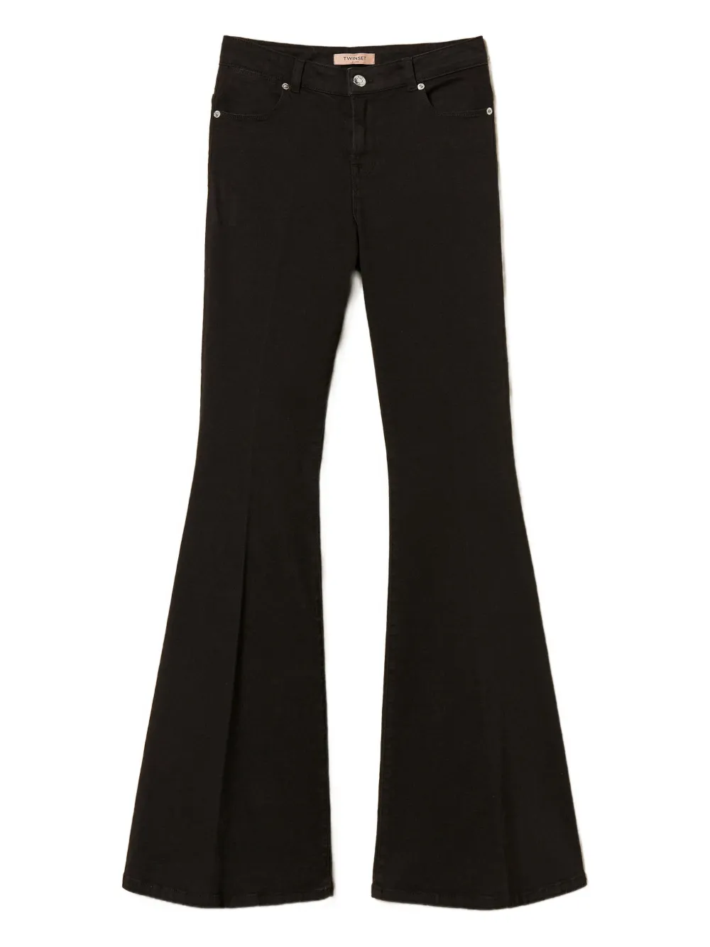 Twinset Flared Trousers In Black