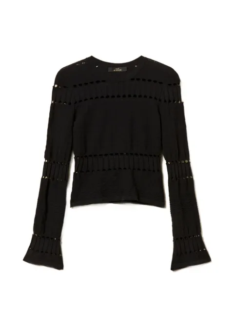 TWINSET suéter con diseño calado
