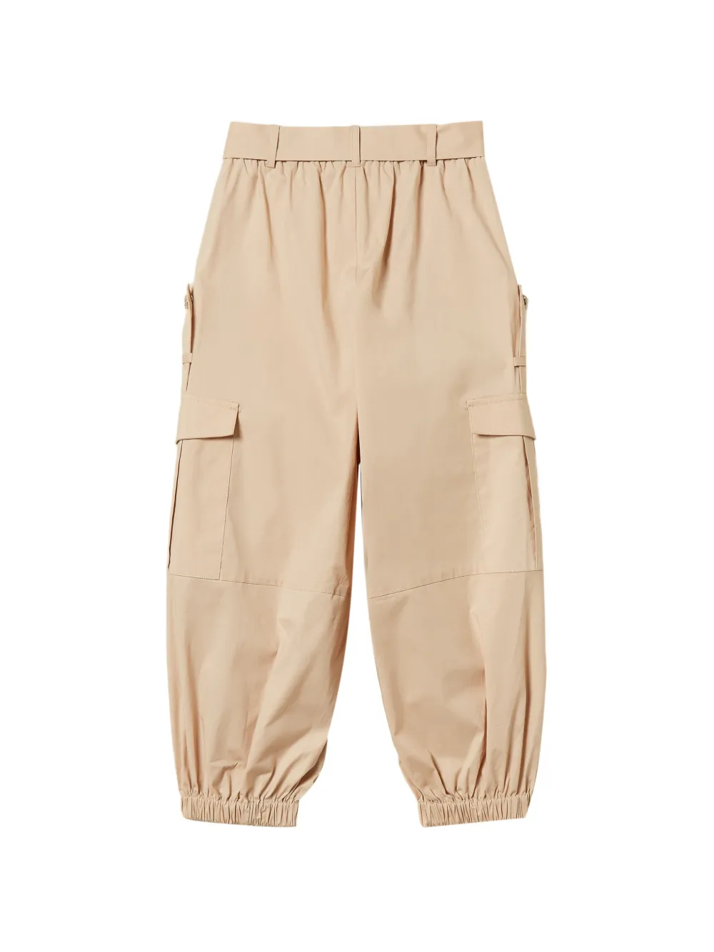  Twinset Kids Poplin Cargo Trousers - Neutrals 