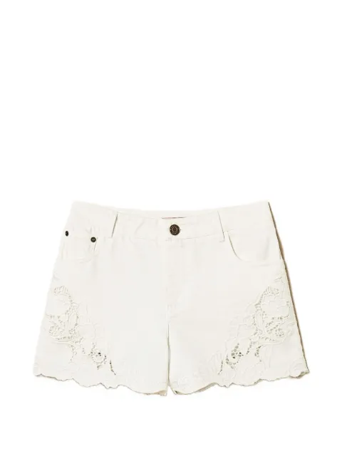 TWINSET lace-detail shorts