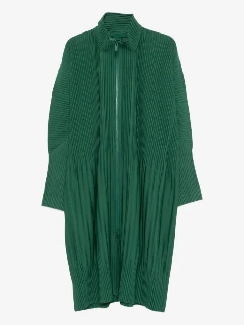 Homme Plissé Issey Miyake Geplooide jas met rits