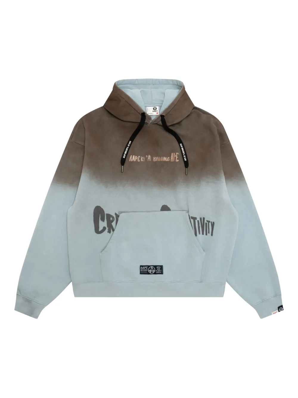 AAPE BY *A BATHING APE® graphic-print hoodie | azul | Image 1