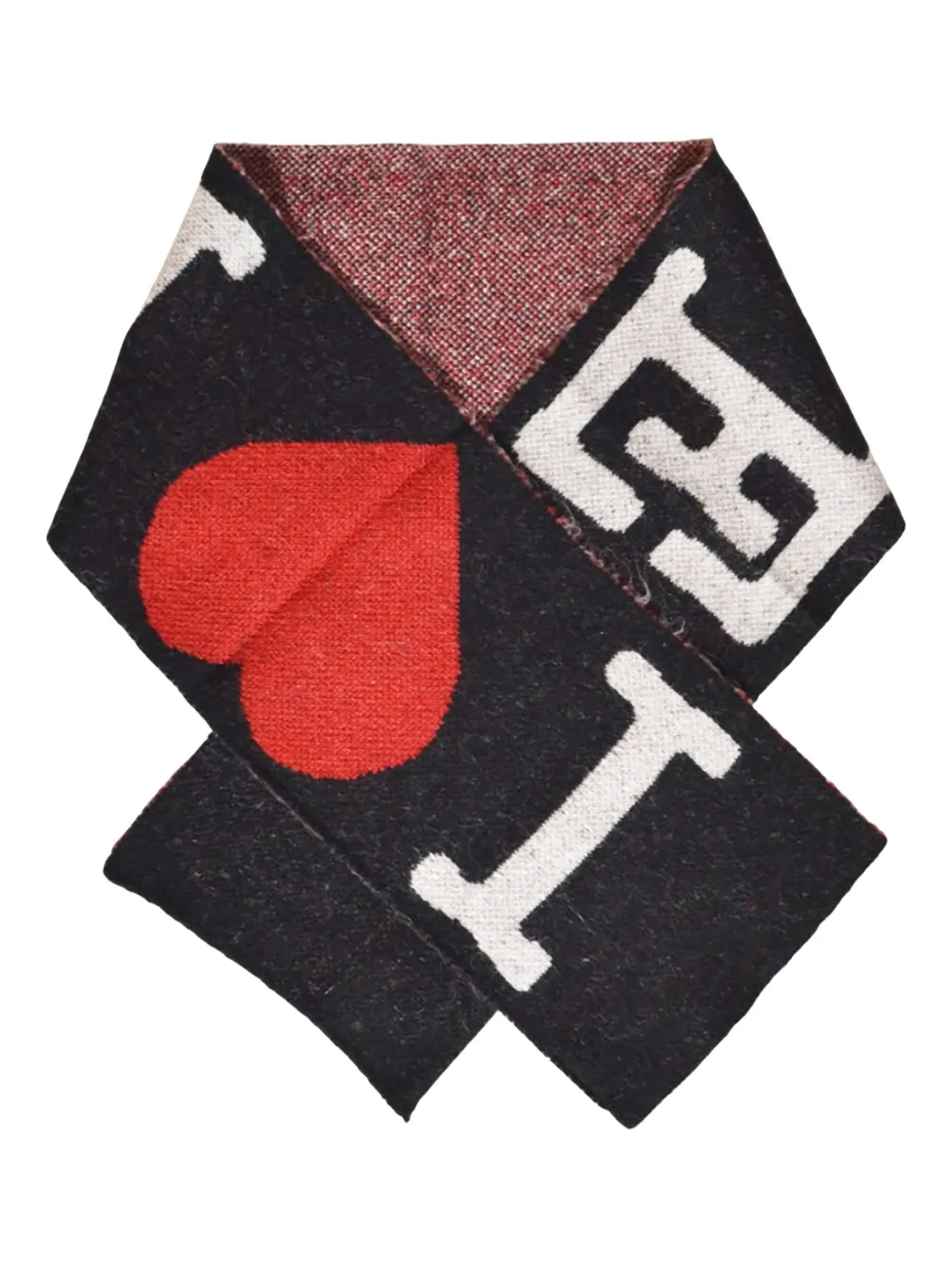 CARNE BOLLENTE Rebound Romance scarf | Black | Image 1