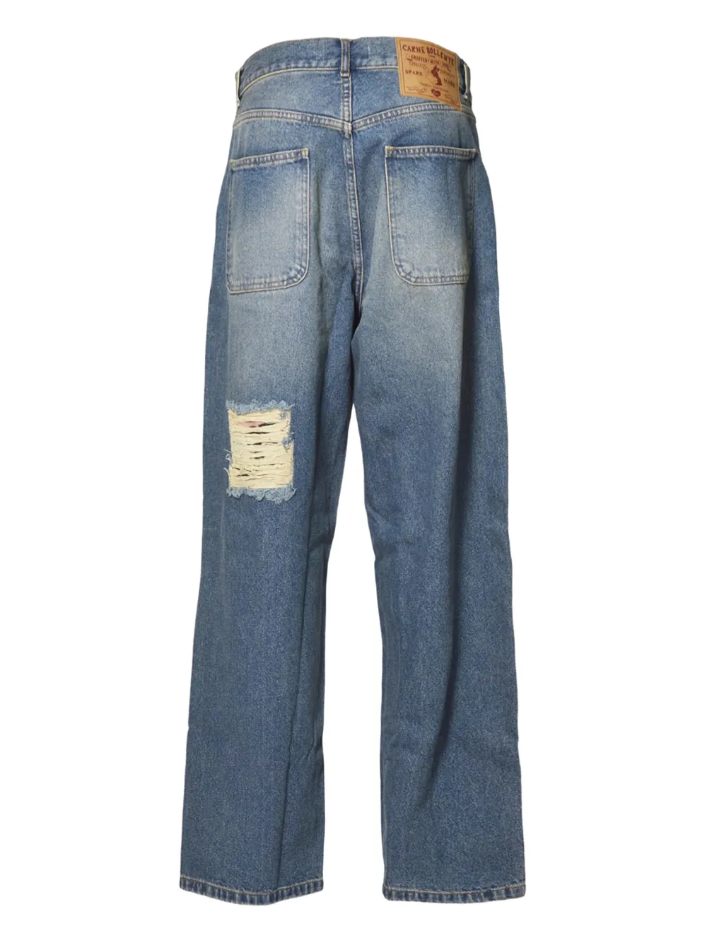 CARNE BOLLENTE Tattoo Tease jeans - Blauw