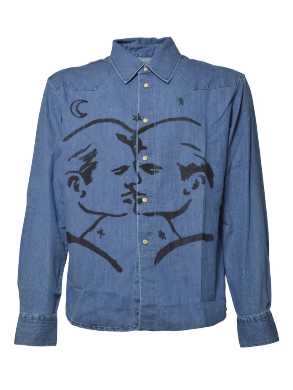 Carne Bollente My Denim Darling Shirt In Blue