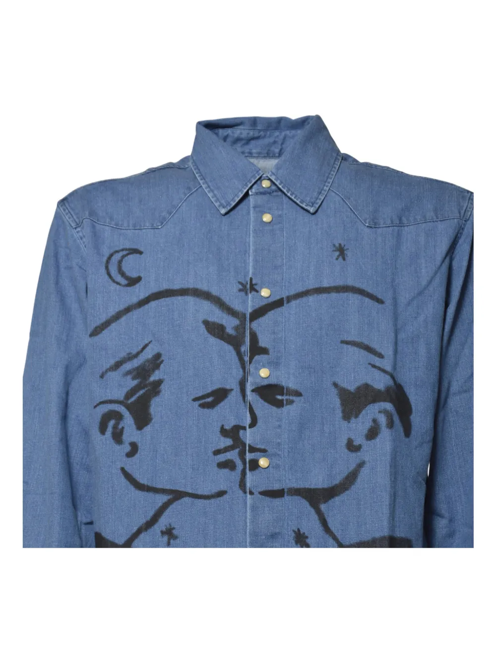 Carne Bollente My Denim Darling Shirt In Blue