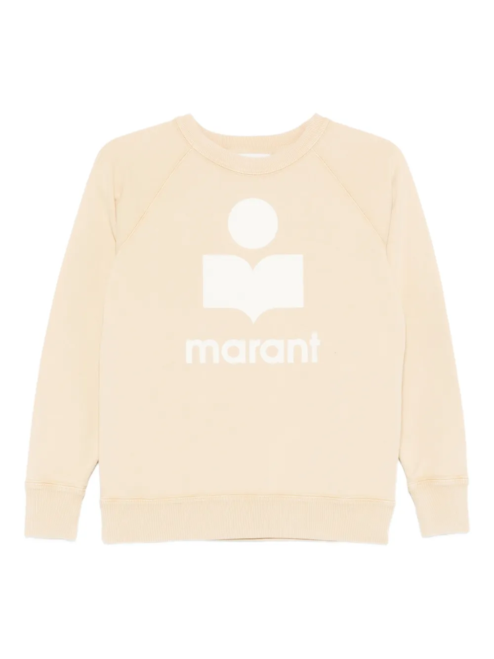 MARANT ÉTOILE logo print sweater | Yellow | Image 1