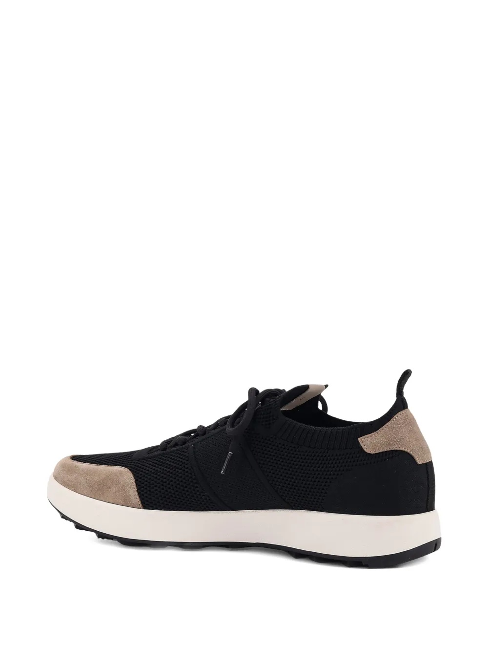 Kiton Sneakers met geborduurd logo Zwart