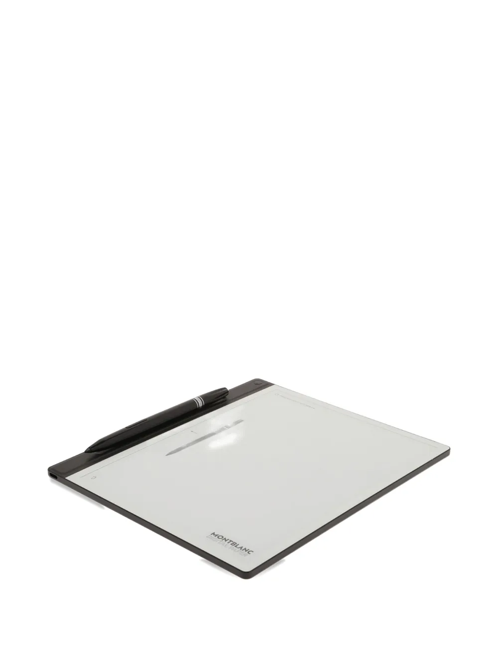 Montblanc Logo-engraved Digital Paper (set Of Four) In White