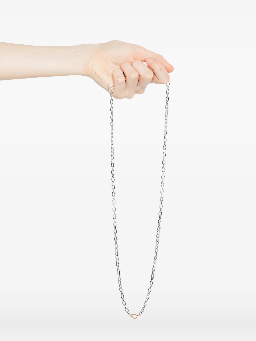 TOTEME bi-colour chain necklace - Zilver