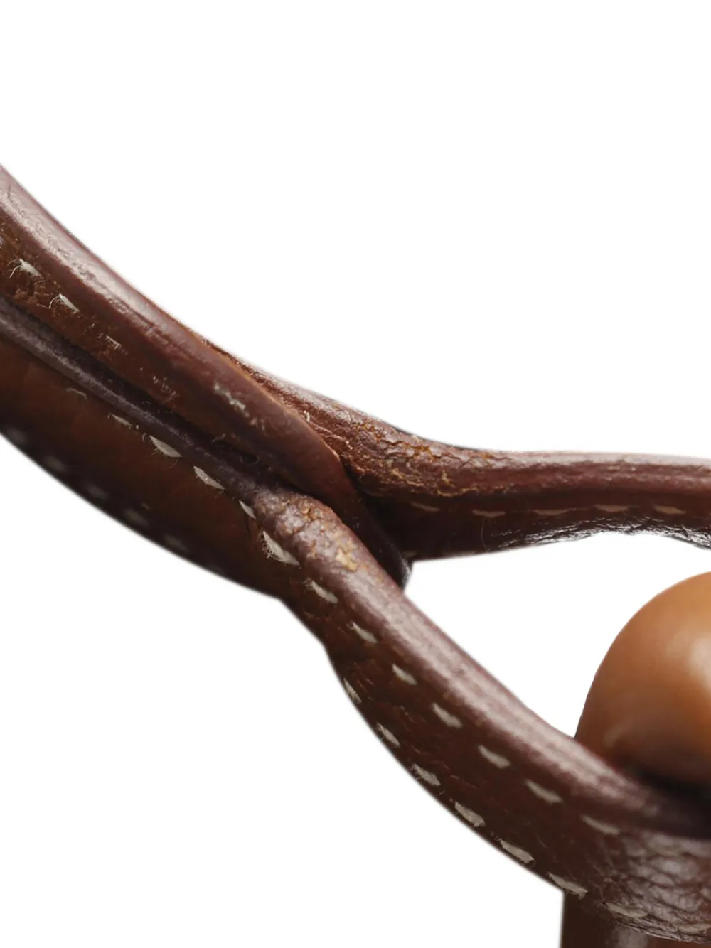 Pre-owned Hermes 2013 Clemence Lindy 30 Shoulder Bag In Brown