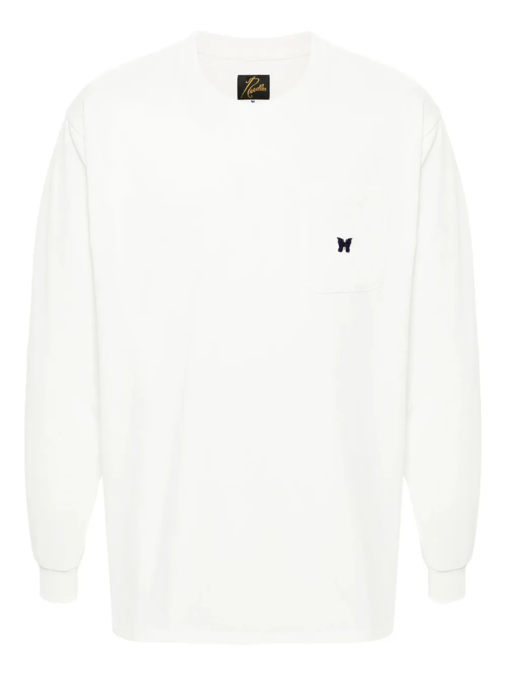 Needles logo-embroidered T-shirt | White | Image 1