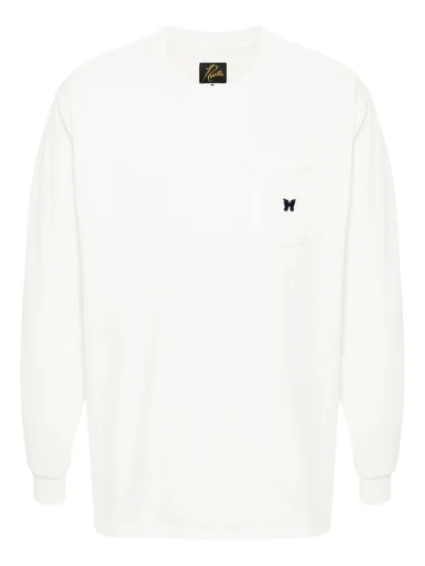 Needles logo-embroidered T-shirt
