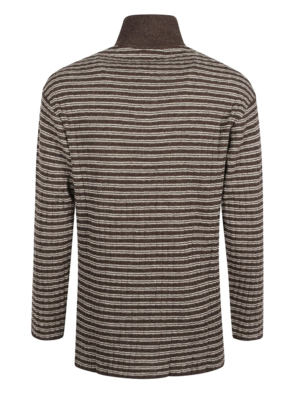 Namacheko striped buttoned highneck luther sweater | Knitted Sweaters | Image 2