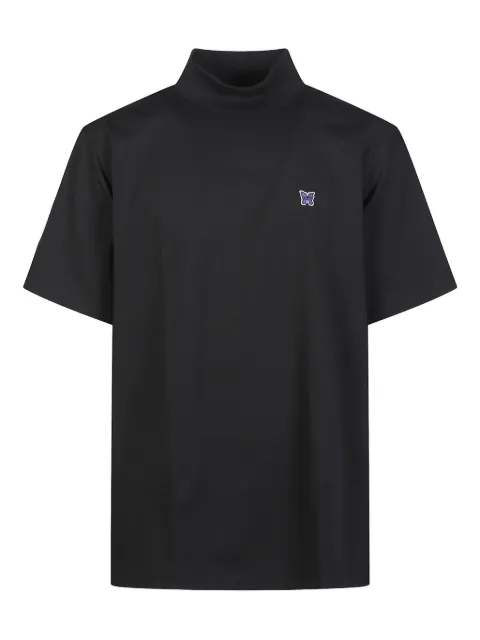 Needles embroidered high-neck T-shirt