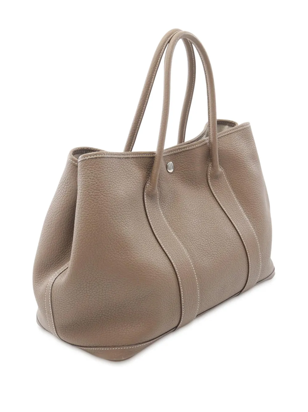 HERMES Pre-owned 2014 Negonda Garden Party 36 Tote Bag In Brown