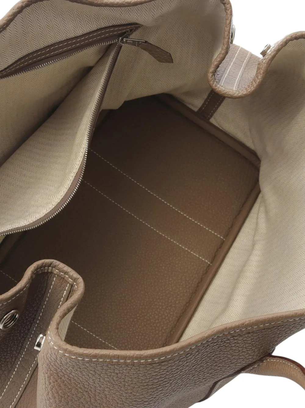 HERMES Pre-owned 2014 Negonda Garden Party 36 Tote Bag In Brown